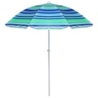 Зонт пляжный Модерн с механизмом наклона, серебряным покрытием d=150cм, h=170 см 867031