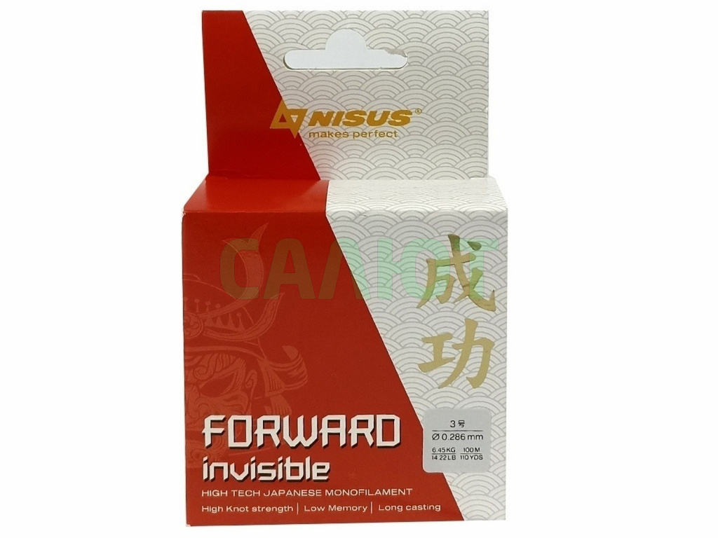 Леска Nisus Forward Invisible 100м