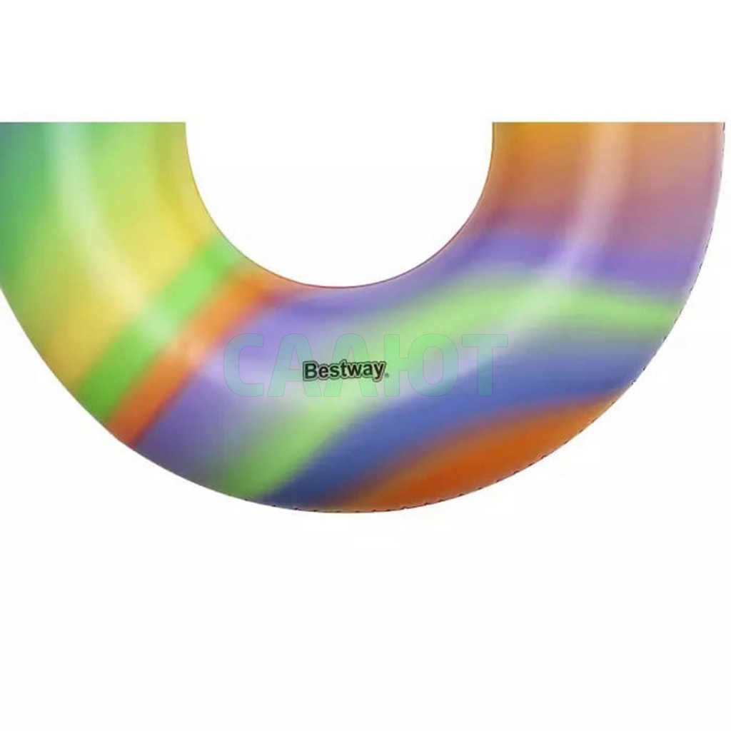 Круг для плавания Bestway Радуга 119см 36352