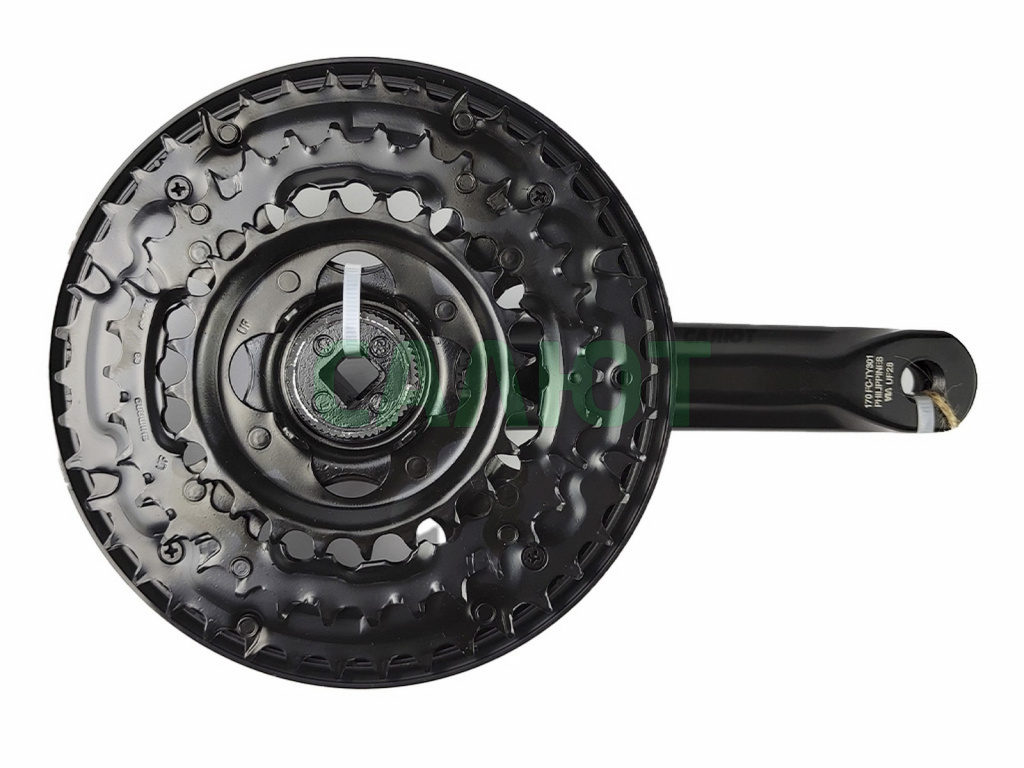 Комплект шатунов, Shimano 24/34/42 зубьев, (TY501)