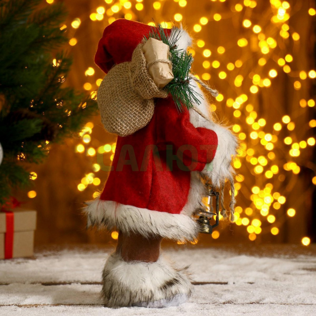 Дед Мороз "В красной шубке" 30 см (3555419)