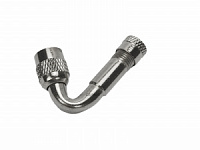 Удлинитель угловой для золотника 45гр, серебристый