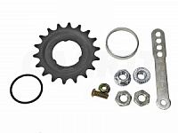 Звезда 18 зубьев, с гайками 100315