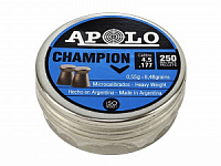 Пули Apolo Champion 4.5мм 0.55гр. (250шт.)