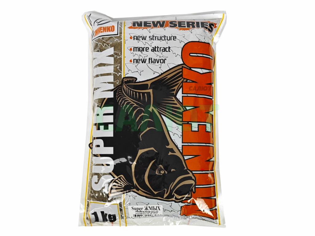 Прикормка Миненко Super Жмых 1.0кг.