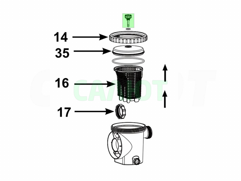 10460 Выпускной клапан