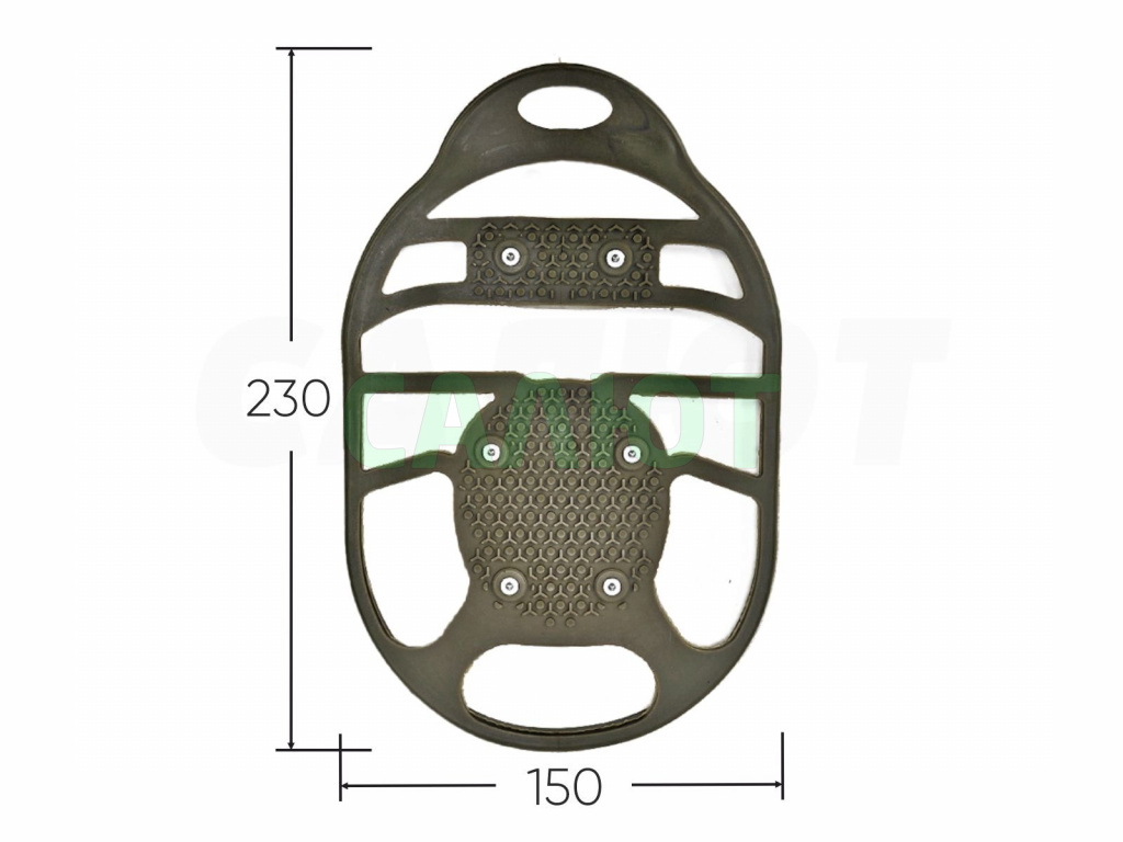 Ледоступы на обувь, 6 шипов