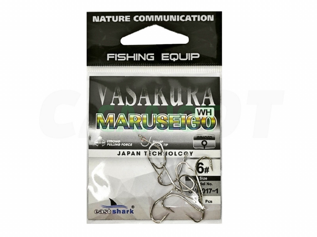 Крючок East Shark Vasakura Maruseigo Silver №2
