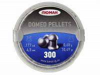 Пули Люман Domed 4,5мм 0,68гр. (300шт.)