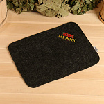 Коврик для бани "100% МУЖИК" 40х30см (1788903)