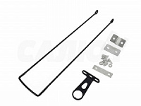 Комплект крепления корзины, black