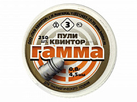 Пули Квинтор Гамма 4,5мм 0,80 гр. (250шт.) №3