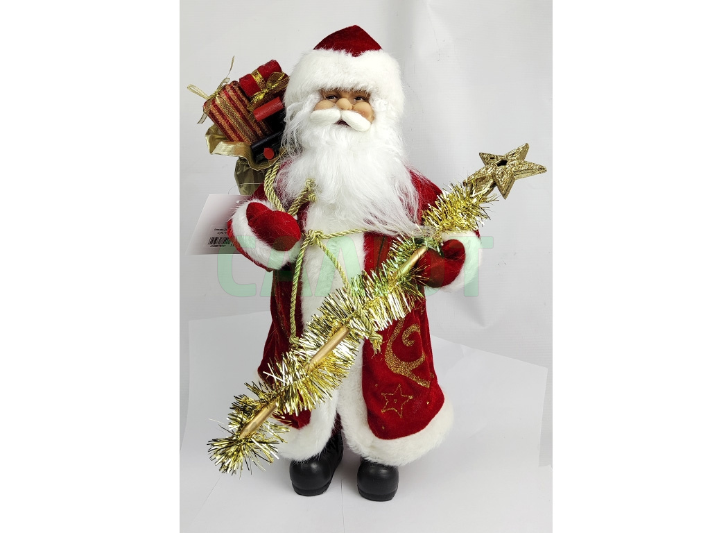 Фигурка Дед Мороз в красной шубе, 40см (E210206)