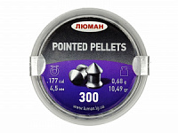 Пули Люман Pointed 4,5мм 0,68гр. (300шт.) острые