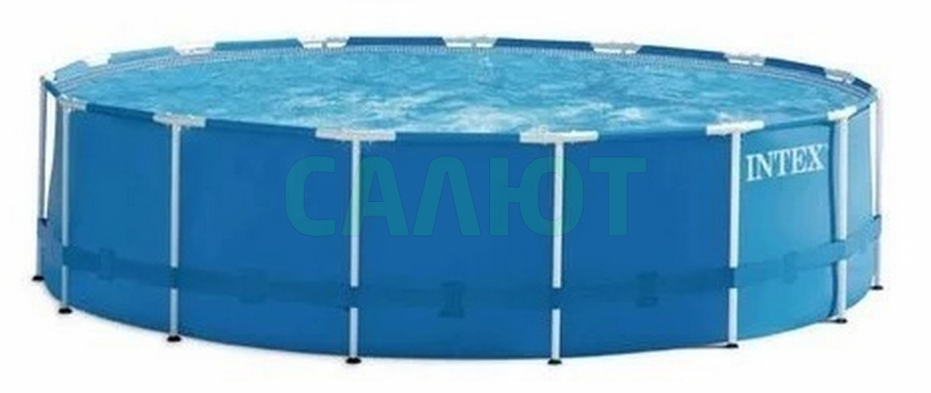 Бассейн каркасный Intex Metal Frame 457х122см 28242