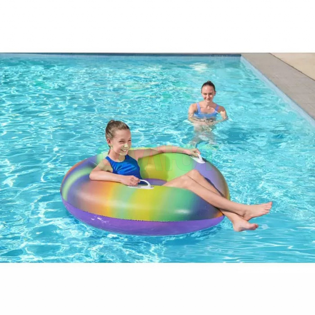 Круг для плавания Bestway Радуга 119см 36352