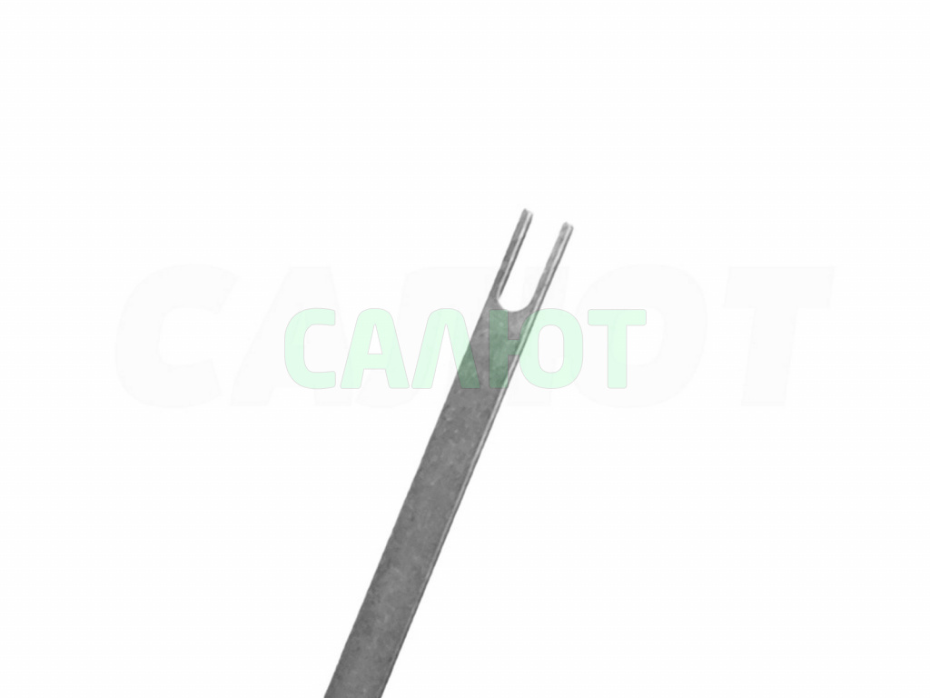 Челнок сетевязальный, нержавейка №2 128х5x1,1мм