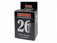 Камера велосипедная 26"х2.125/2,35 Wanda A/V-48