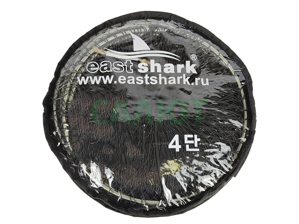 Садок East Shark 50 см 5 колец в чехле
