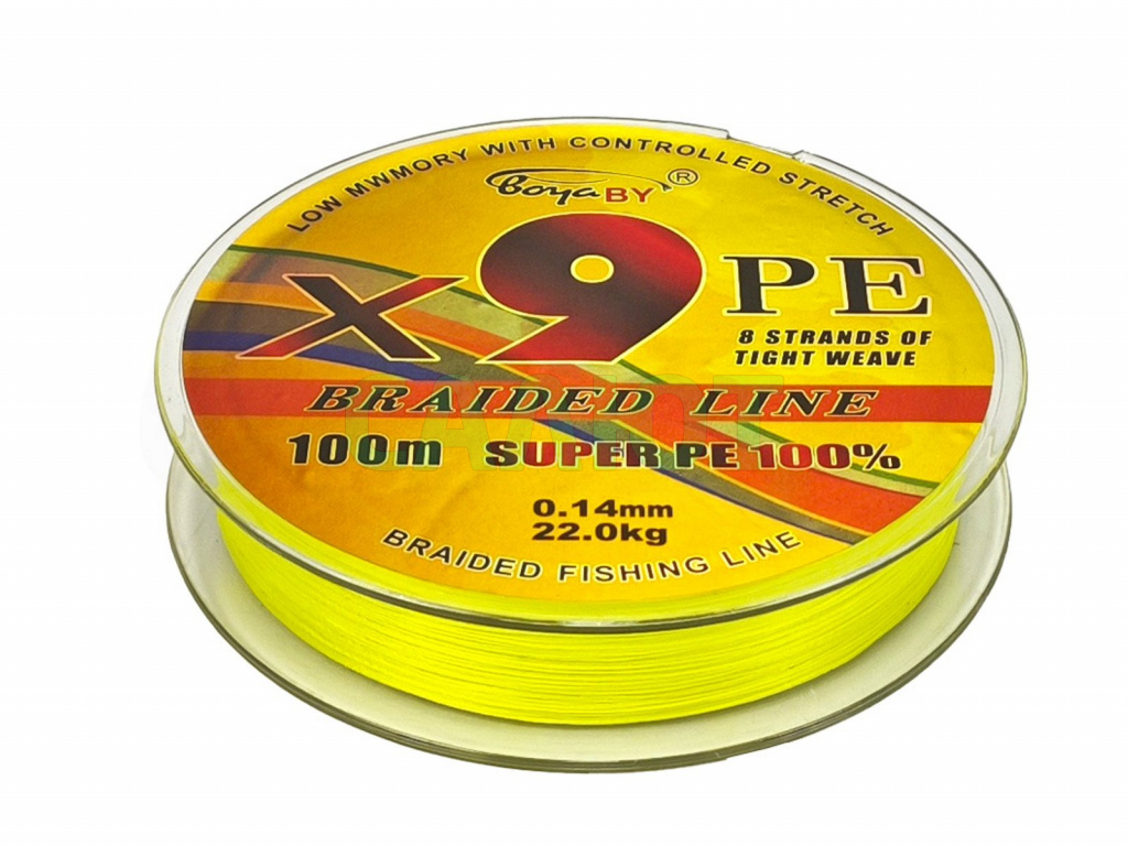 Шнур плетеный BoyaBy Braided X9PE 100m