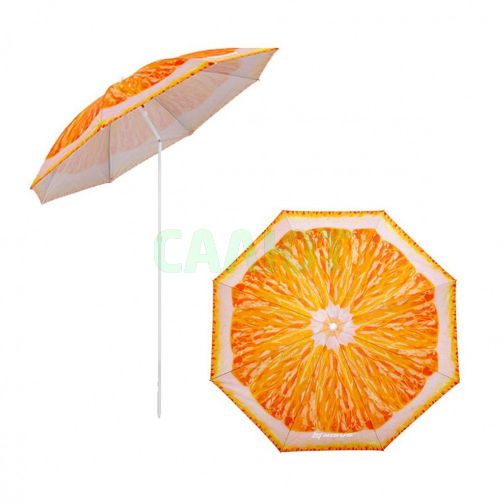 Зонт пляжный Nisus d=180cм "Апельсин" N-BU1907-180O