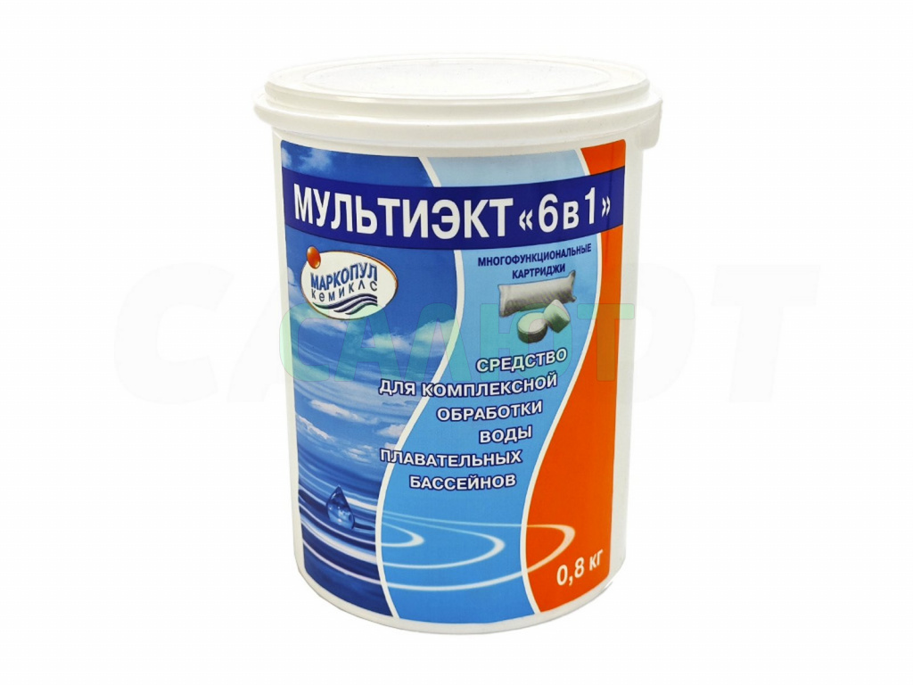 Мультиэкт 6 в1 картриджи,0,8 кг.
