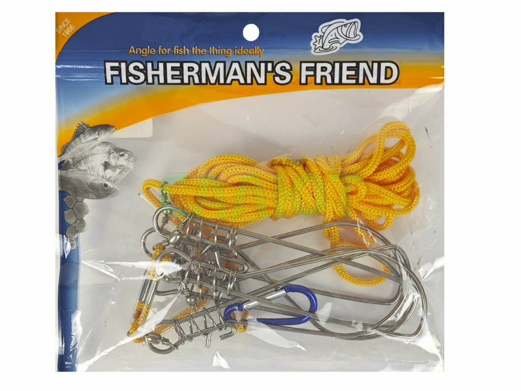 Кукан 5 карабинов Fisherman's