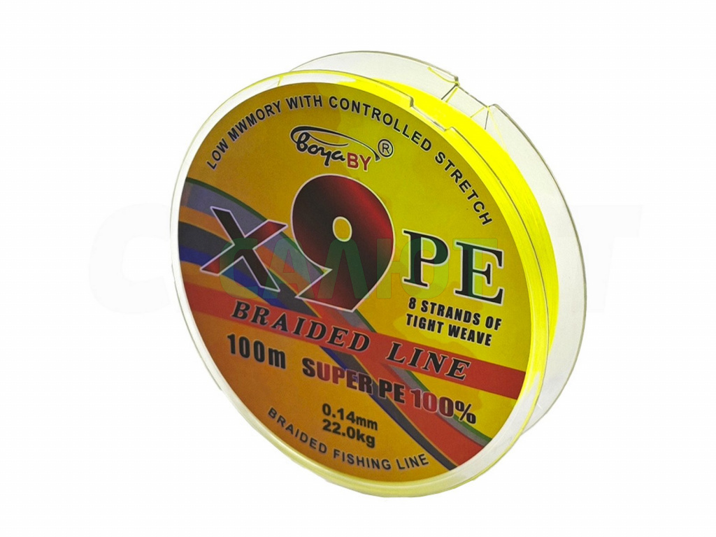 Шнур плетеный BoyaBy Braided X9PE 100m