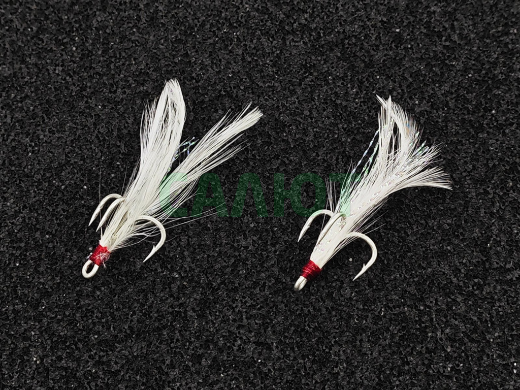 Стример перо курицы + люрекс