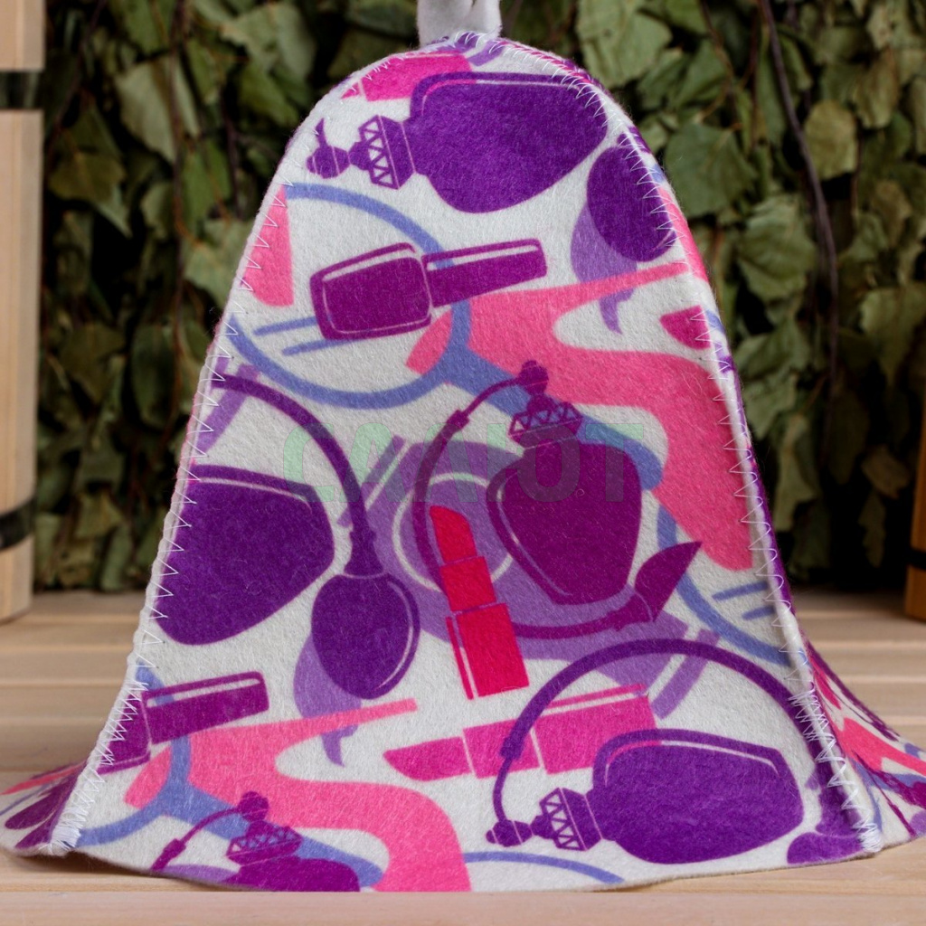 Шапка для бани и сауны «Косметика» (9293794)