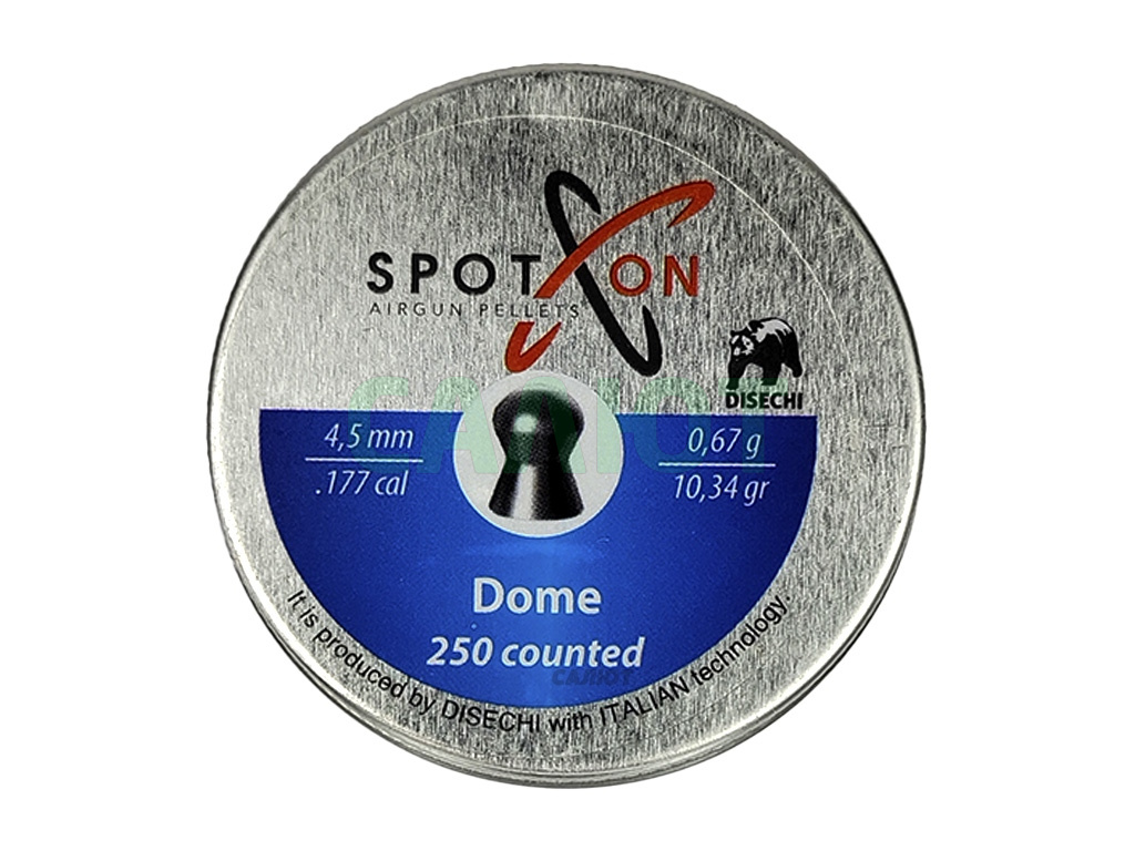 Пули Spoton Dome 4.5мм, 0,67гр (250шт)