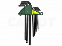 Набор шестигранников 11-25см L 9шт, черный