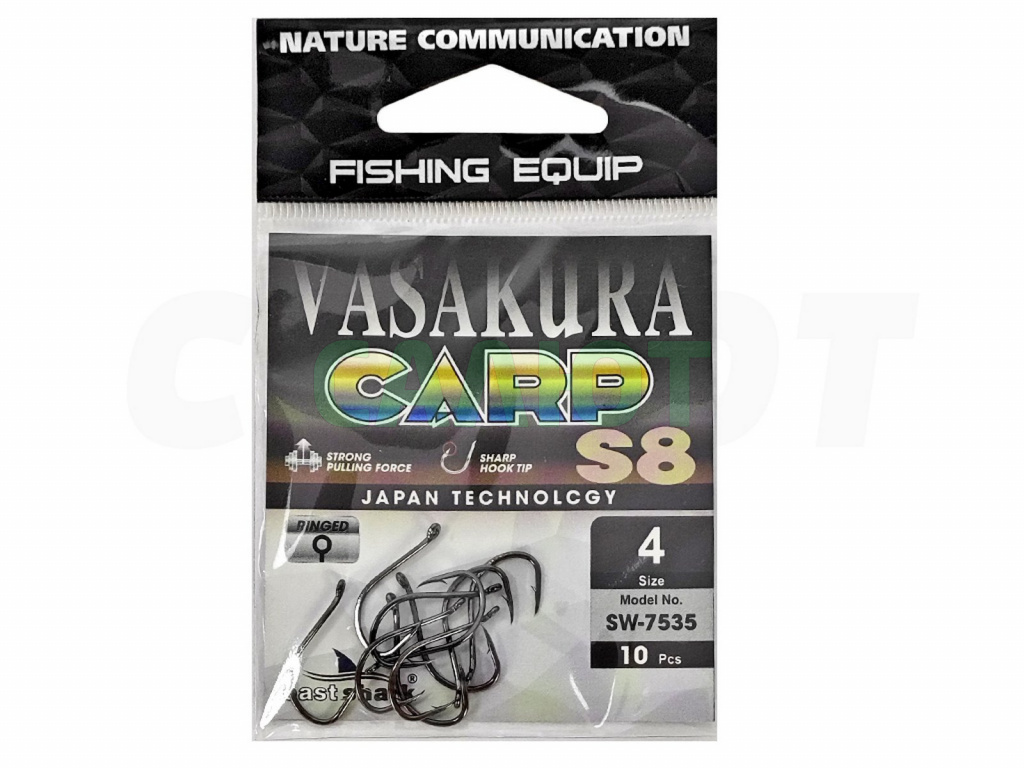 Крючок East Shark Vasakura Carp S8 №2